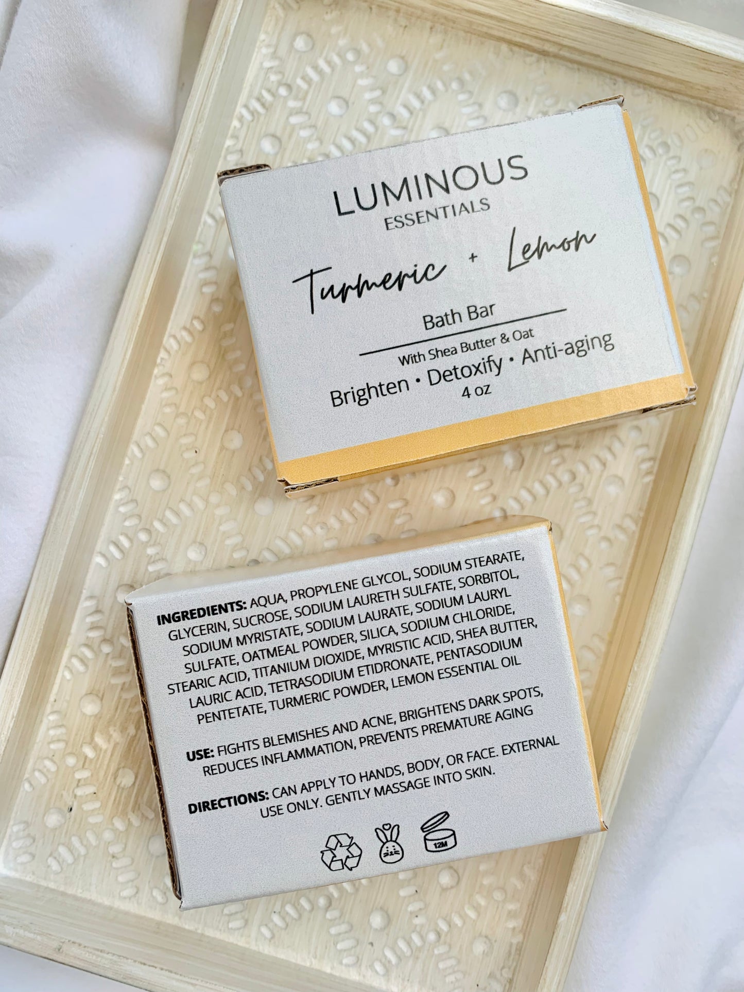 Turmeric + Lemon Bath Bar