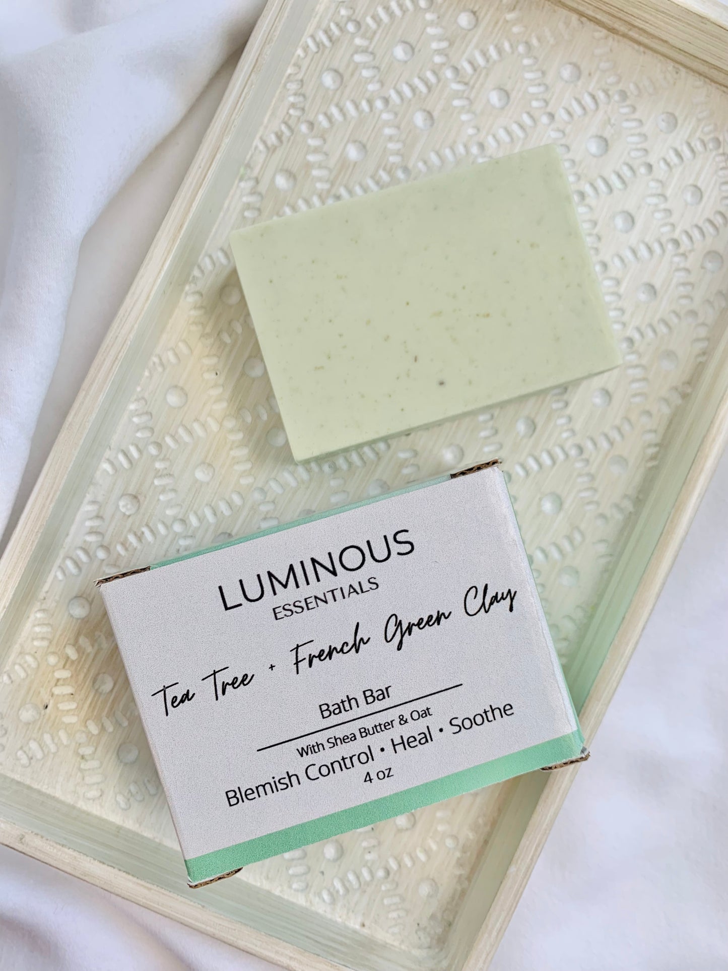 Tea Tree + French Green Clay Bath Bar