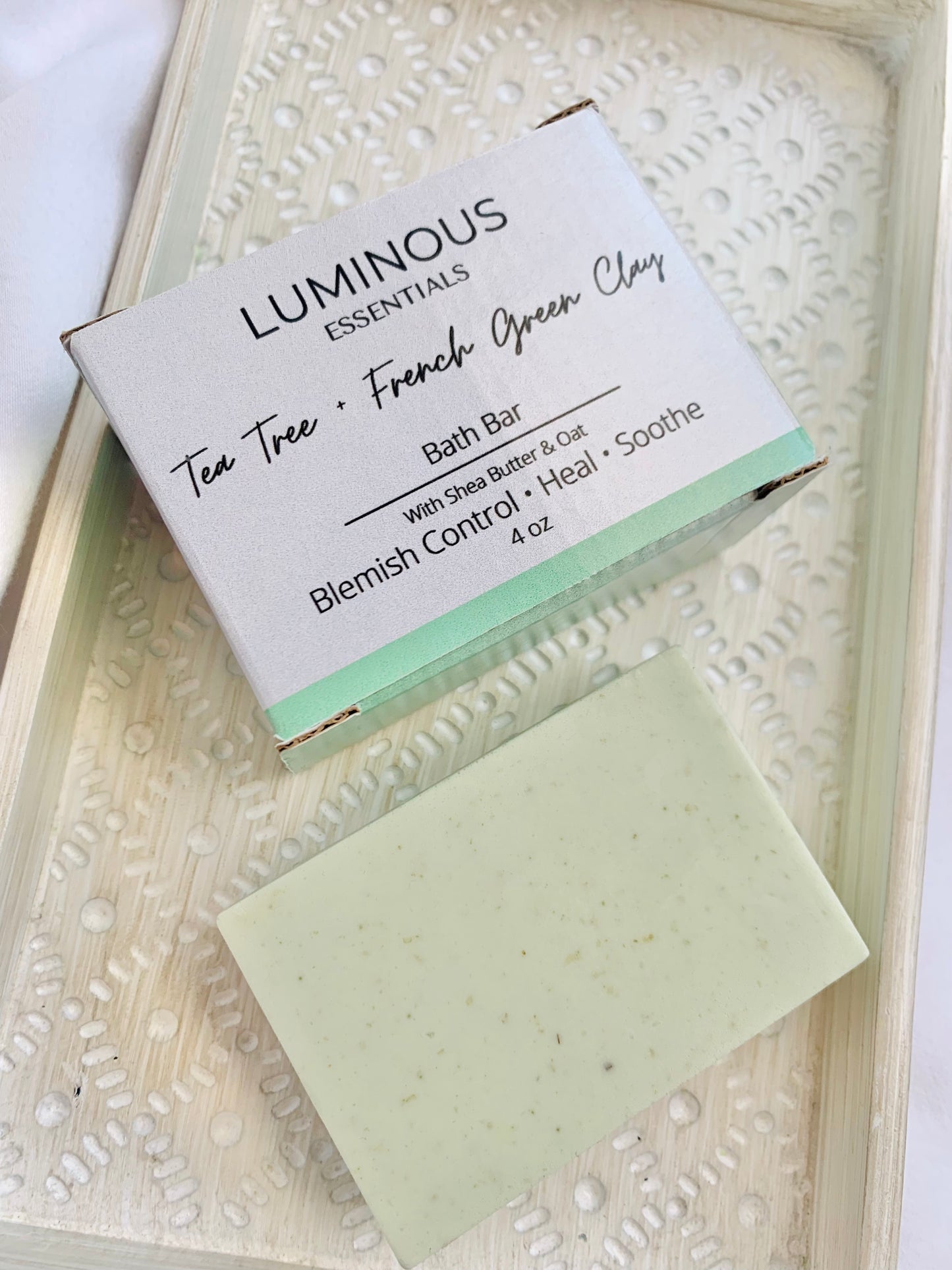 Tea Tree + French Green Clay Bath Bar